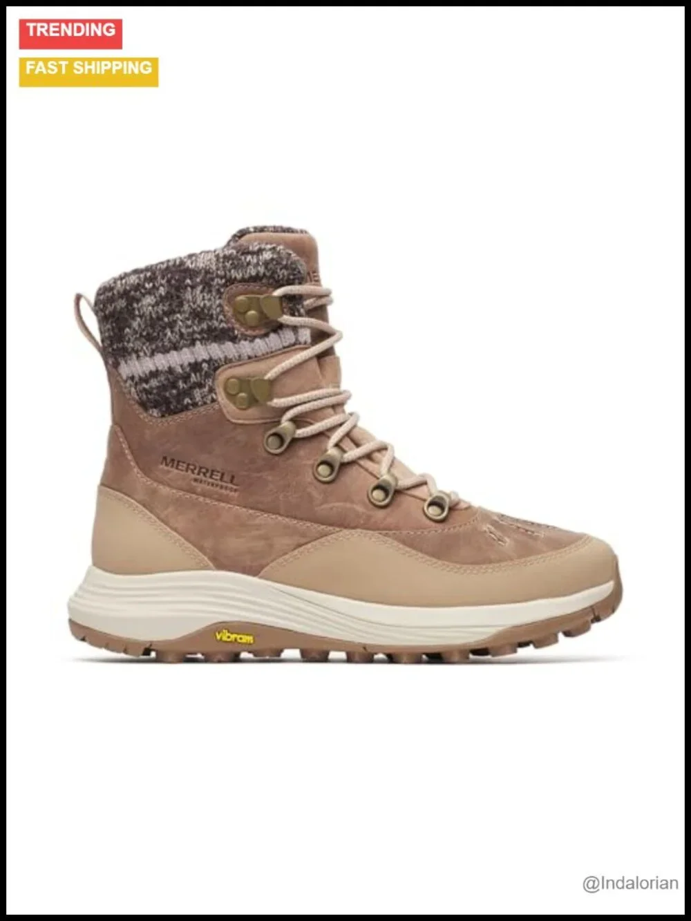 Waterproof Ankle Snow Boots with YKK Zipper - Lace-Up Winter Boots